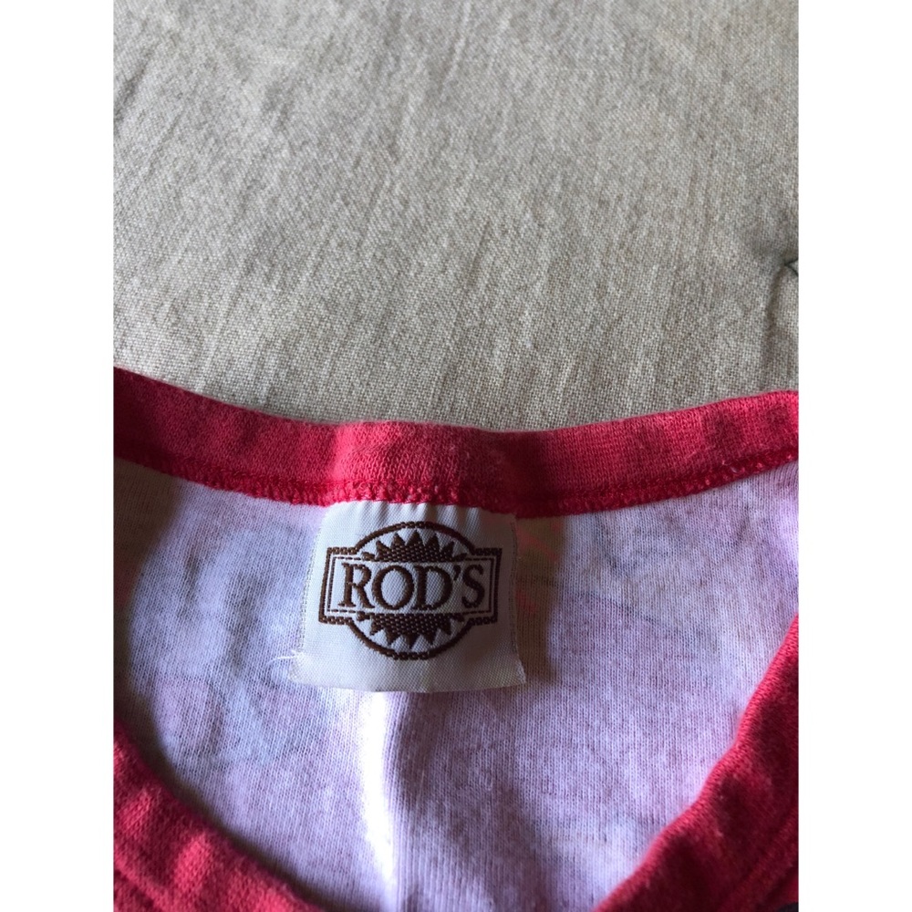 VINTAGE : 80’s Horse cropped high low tank top XS - Picture 3 of 5